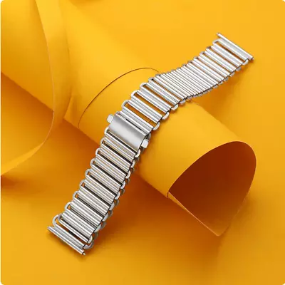 Stainless Steel Vintage Bonklip Bracelet Watch Strap Quick Detach 18mm 20mm • $26.86