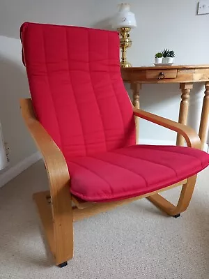 Ikea Poang Chair Frame And Three Cushions • £15