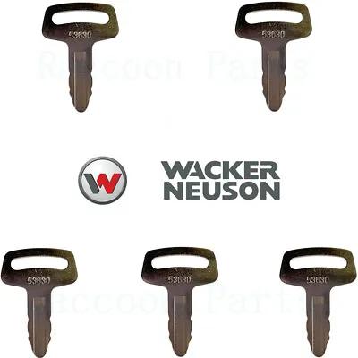5 Wacker Neuson Light Tower Keys & Fit Kubota Excavator Loader Generator Tractor • $12