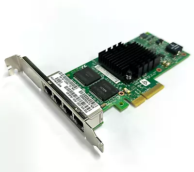 Intel I350T4 1GbE RJ-45 PCIe X4 Ethernet Adapter NIC Network Quad Ports Card • $49