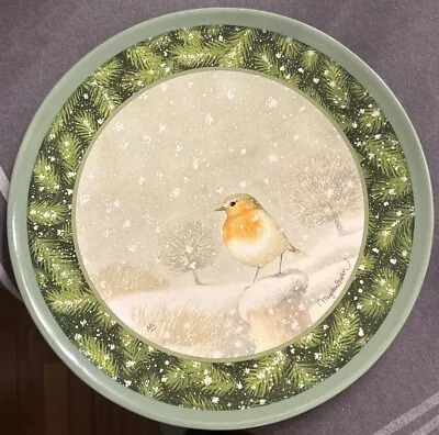 Hallmark Marjolein Bastin Nature's Sketchbook Winter Snow Bird Dinner Plate 12” • $18