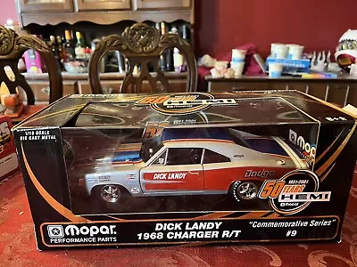 1/18 Ertl 1968 Dick Landy Dodge Charger R/t Super Stock Drag Car • $100
