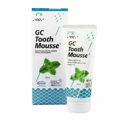 GC Tooth Mousse 40g - MINT; Calcium Recaldent Protect Teeth Dental Plaque • $23.99