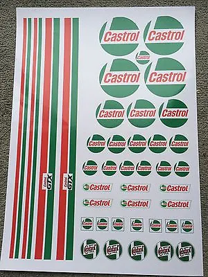 Castrol Decals Sticker Sheet Tamiya Hpi Traxxis Rc Car • £8.99