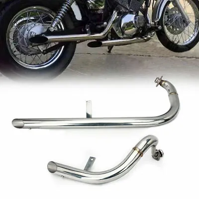 Complete Exhaust Pipes Muffler Silencer For Yamaha V-Star Virago 250 XV250 88-23 • $139.99