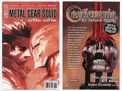Metal Gear Solid #6 (NM- 9.2) 1st App Otacon Snake Oprisko Wood Konami 2005 IDW • £15.83