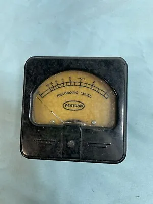 Vintage Simpson Electronics Pentron Recording Level VU Meter Gauge • $20