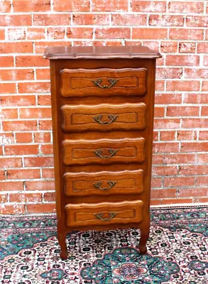 French Oak Louis XV Small 5 Door Chest | Nightstands & Chests • $1200