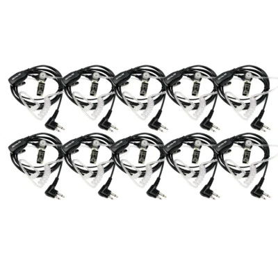 $69.99 • Buy Mic 2Pin Earpiece For Motorola GP308 CLS1110 VL130 MV12 XV1100 Two Way Radio X10