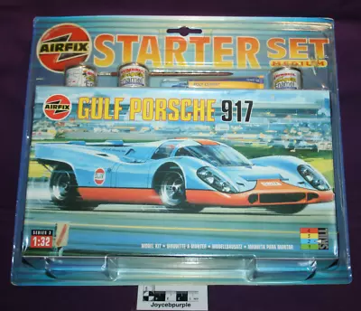 Airfix Gulf Porsche 917 Starter Set 1:32 Scale Model Car Kit 93409. • £48