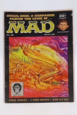 Mad Magazine (1952) #38 Wally Wood Freas Berg Don Martin Ernie Kovacs GD/VG • $24
