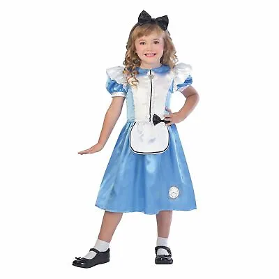 £14.13 • Buy Girls Alice In Wonderland Story Book Fancy Dress Costume Kids Child Mad Hatter