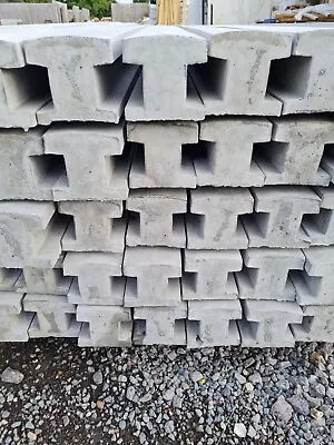 £19.50 • Buy Concrete Reinforced Slotted H Posts 8ft, 9ft, 10ft