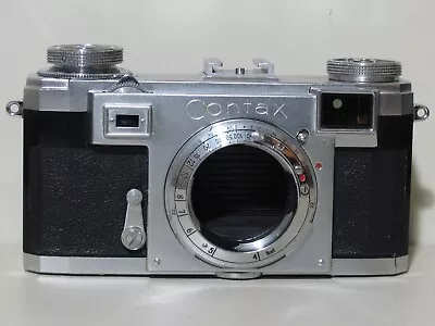 Zeiss Ikon Contax IIa Colour Dial Body. Working But...  Please Read Description. • £25