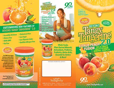 Beyond Tangy Tangerine 2.0 Citrus Peach Fusion By Youngevity. Sample.  • £3.95