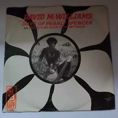 David Mcwilliams  -  Days Of Pearly Spencer    -   1968 Orig.  Usa Issue  Kapp • £8.99