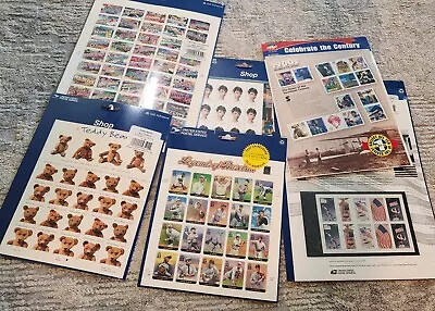 US Mint Postage Lot $53+ In Face Value  32 To 37 Cents Stickers Sheets • $33