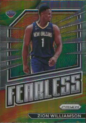 2022-23 Panini Prizm Fearless #19 Zion Williamson New Orleans Pelicans • $6.95