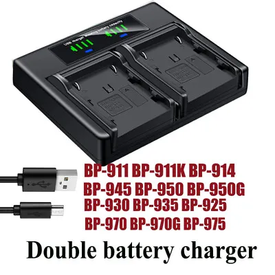 Dual Battery Charger For Canon XH-G1S HD H1A H1S H1S HD XL-1 1S 2 XM1 XM2 • £7.19