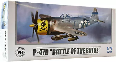 Premium Hobbies P-47D  Battle Of The Bulge  1:72 Plastic Model Airplane Kit 130V • $11.99