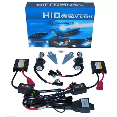 8000K 8K Ice White Blue Hi/Low H4 HID Light Bulbs Bi-Xenon Ballast Headlight Kit • $59.95