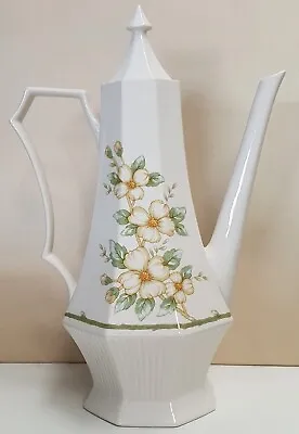 Vintage Nikko Classic Collection Dogwood Pattern Coffee Pot C1970-84 Octagonal • $55