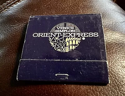 Venice Simplon Orient-Express Train Europe Full Unstruck Matchbook  • $9.99