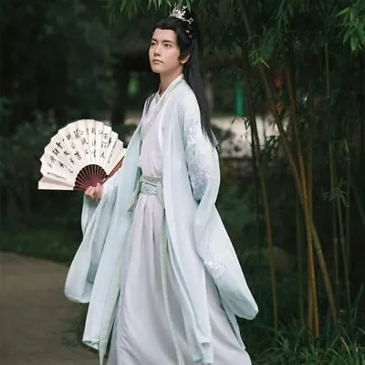 Men Chinese Traditional Cosplay Costume Halloween Cosplay Costume Ancient Hanfu • £77.77