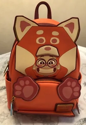 Loungefly Disney Pixar Turning Red Panda Costume Mei Mini Backpack • $84