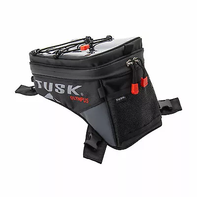 Tusk Olympus Motorcycle 6 Litre Tank Bag Small Black/Grey-Dual Sport • $94.49