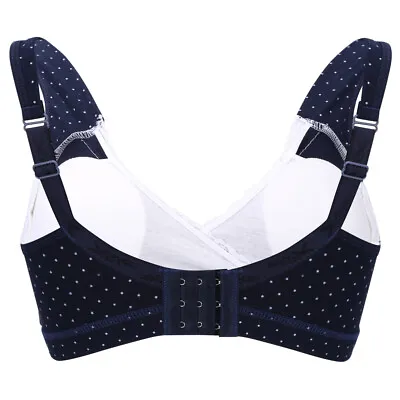 Women Cotton No Wire Maternity Bra Pregnant Breastfeeding Nursing Sleep Bras • £7.34