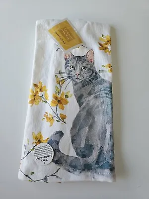 Vintage Sweet Home Cat  Kay Dee Tea Kitchen Towel • $14.99