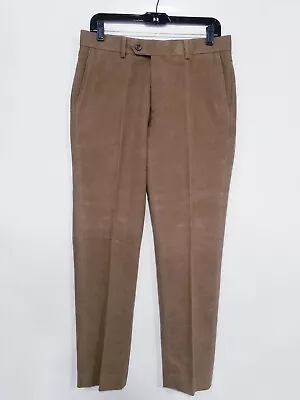 Charles Tyrwhitt Italian Moleskin Trousers - Tan Sz 32 • $120.23