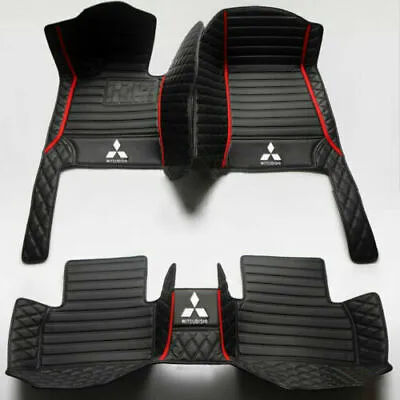 For Mitsubishi ALL Models Luxury Custom Car Floor Carpets Waterproof PU Leather • $102.88