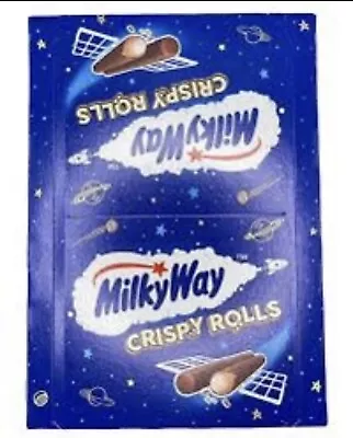 Milky Way Crispy Rolls Chocolate 24 Bar 22.5g Full Box Fresh Stock • £16.95