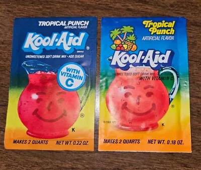 1x Vintage Tropical Punch Kool Aid Packet General Foods Advertising  80's • $4.95