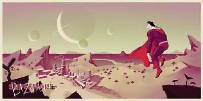 Superman Animated Series Bizarro Variant By Phantom City Creative Print Mondo • $150