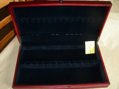 Wallace Silver Sterling Silverplate Silverware Flatware Wood Storage Chest Box Y • $27.98