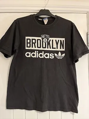 £5 • Buy Adidas Brooklyn Nets NBA Shirt Jersey