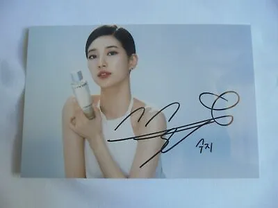 Suzy Bae Miss A 4x6 Photo Korean Actress KPOP Autograph Hand Signed USA Seller B • $14.99