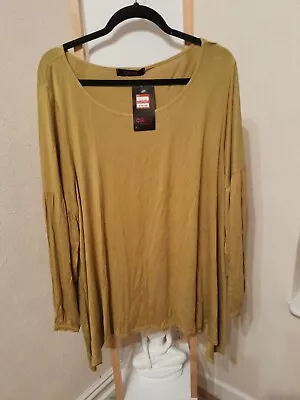 Bnwt Size 24 Cruz Mustard Top • £4