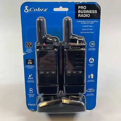 New Cobra Pro Business Radio Two Way Radio PX655 • $49.99