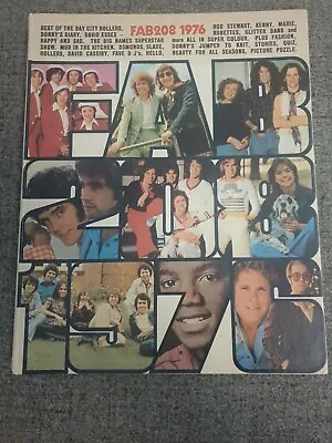 FAB208 1976 Annual - Music Bands Tv Memorabilia Book - Good Condition • £5