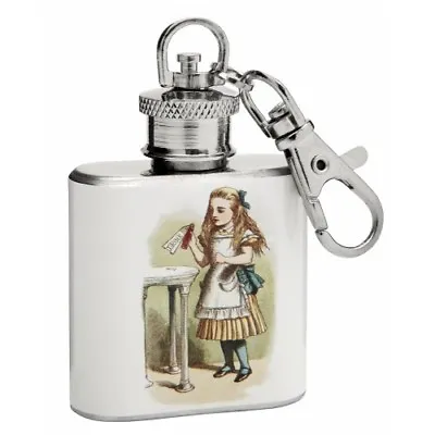 1oz  Alice In Wonderland  Mini Key Chain Flask • $8.95