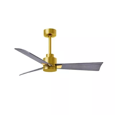 Matthews Fan Alessandra 3 Blade 42  Ceiling Fan Brass/Barnwood - AK-BRBR-BW-42 • $355.50