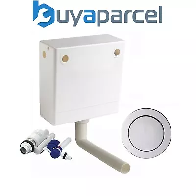 Macdee Pneu Compact Pneumatic Concealed WC Toilet Cistern Single CPL41CP-AG • £64.88