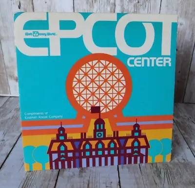 1983 Disney EPCOT Center Kodak Wheel Dial Fold Out Brochure World Showcase • $11.99