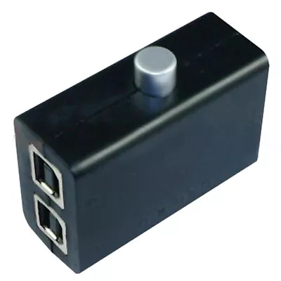 USB Sharing Share Switch Box Hub 2 Ports PC Computer Scanner Printer Manual C • $4.79