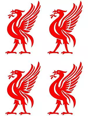  Liverpool Symbol Vinyl Decals Car Laptop Stickers Set Of 4 • $6.99