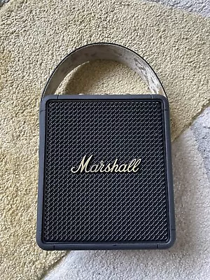 Marshall Stockwell Ii Black And Brass. Bluetooth Speaker Mint Condition • £58